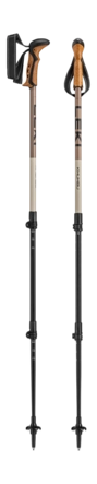 Wandelstok Leki Khumbu Black/Pale Clay Light/Pale Clay Dark - 110 / 145 cm