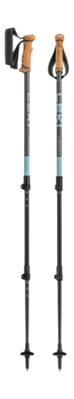 Wandelstok Leki Legacy Grey Blue/Dark Anthracite - 110 / 145 cm