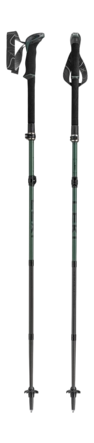 Wandelstok Leki Makalu FX Carbon Natural Carbon/Malachite Green/Black - 110 / 130 cm