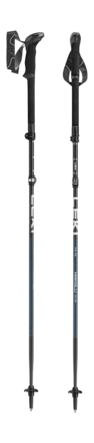 Wandelstok Leki Makalu FX TA Black/Stone Blue Dark/White - 110 / 130 cm