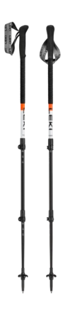 Wandelstok Leki Skysolo White/Black/Neon Orange - 110 / 145 cm
