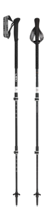 Wandelstok Leki Skytera Lite Black/White/Neon Orange - 100 / 135 cm
