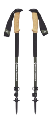 Wandelstokken Black Diamond Dames en Heren Alpine Carbon Cork Tundra Trek Poles (100 - 130 cm) 486 gram