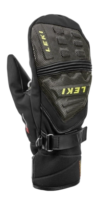Want Leki Kids Race Coach C/Tech S Junior Mitt black/ice Lemon