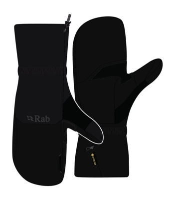 Want Rab Unisex Guide GTX Mitts Black