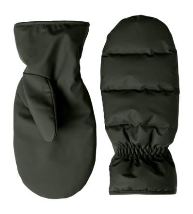 Want RAINS Unisex Puffer Mittens W2T2 Green
