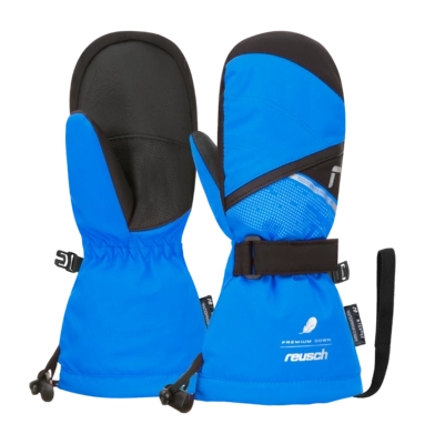 Want Reusch Kids Kaden Down R-TEX XT Mitten Brilliant Blue Real Down