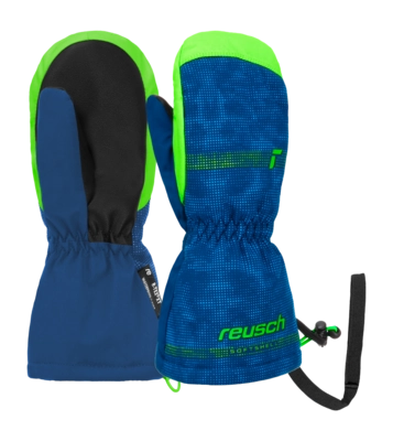 Want Reusch Kids Maxi R-TEX XT Mitten Surf The Web / Green Gecko TecFill