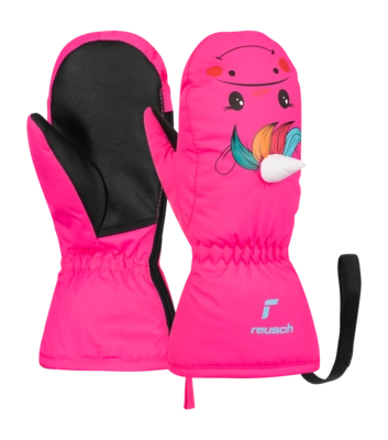 Want Reusch Kids Sweety Mitten Pink Unicorn TecFill