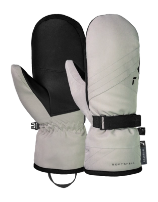 Want Reusch Women Alena R-TEX XT Mitten Dove / Black PrimaLoft Gold