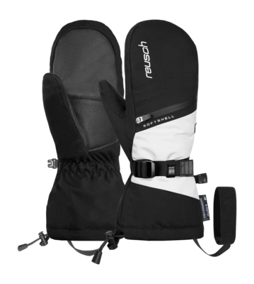 Want Reusch Women Demi R-TEX XT Black / White Mitten R-Loft