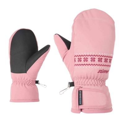 Want Ziener Girls Laillani Z AS Mitten Rose Blossom Junior Girls AQUASHIELD