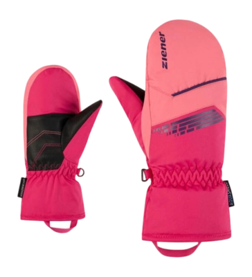 Want Ziener Kids Lavivo Z AS Mitten Junior Pop Pink AQUASHIELD
