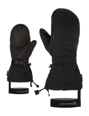 Want Ziener Men Gaikus Z AS AW Mitten Black AQUASHIELD