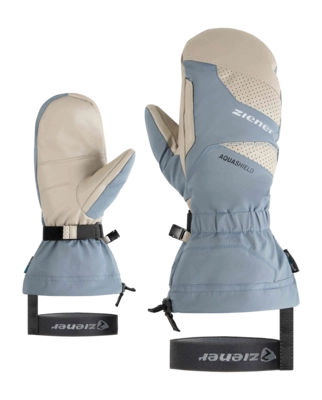 Want Ziener Men Gaikus Z AS AW Mitten Iron Sky AQUASHIELD