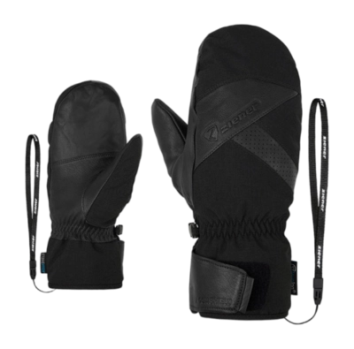Want Ziener Men Gettero Z AS AW Mitten Black AQUASHIELD
