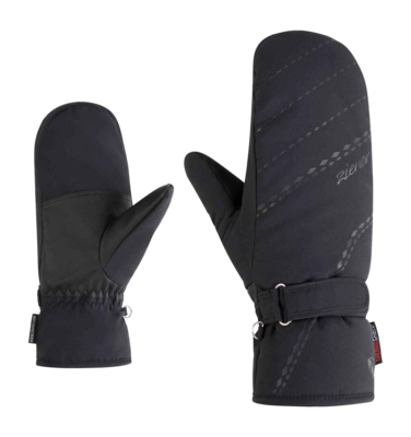 Want Ziener Women Kevi Z PR Mitten Black PrimaLoft Gold