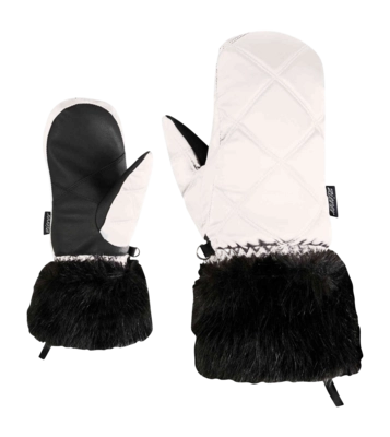 Want Ziener Women Kwinzi Z Mitten White Slanke pasvorm