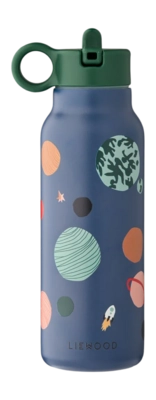 Waterfles Liewood Kids Falk Water Bottle 350 ml Universe / Classic Navy