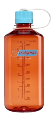 Waterfles Nalgene Narrow-Mouth Flame Blue Atoll 1 L Tritan Renew
