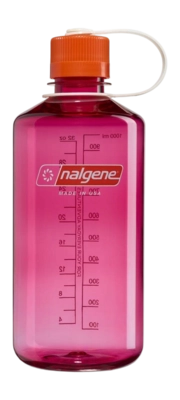 Waterfles Nalgene Narrow-Mouth Fuchsia Purple Flame 1 L