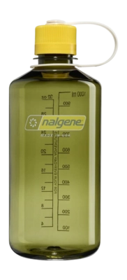 Waterfles Nalgene Narrow-Mouth Oil Green Freesia 1 L Tritan Renew