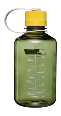 Waterfles Nalgene Narrow-Mouth Oil Green Freesia 500 ml Tritan Renew