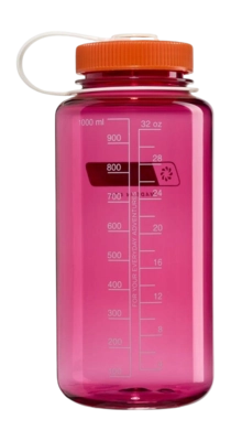 Waterfles Nalgene Wide-Mouth Fuchsia Purple Flame 1 L