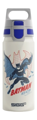 Waterfles Sigg WMB One Batman Into Action White 0,6L