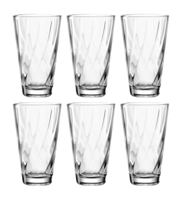 Waterglas Leonardo Twist 300 ml (Set van 6)