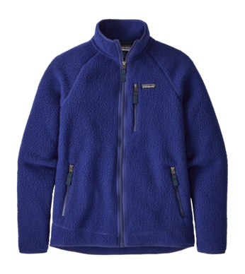 Vest Patagonia Mens Retro Pile Jacket Cobalt Blue