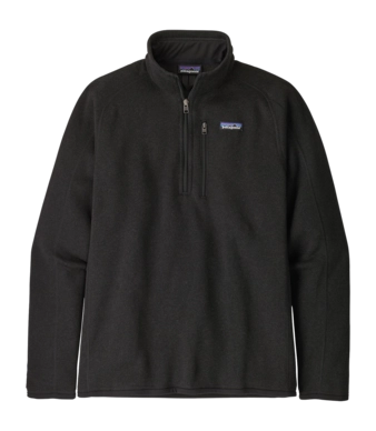Trui Patagonia Men Better Sweater 1/4 Zip Black 2019