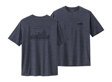 T-Shirt Patagonia Homme Cap Cool Daily Graphic Shirt 73 Skyline Smolder Blue X-Dye 2023