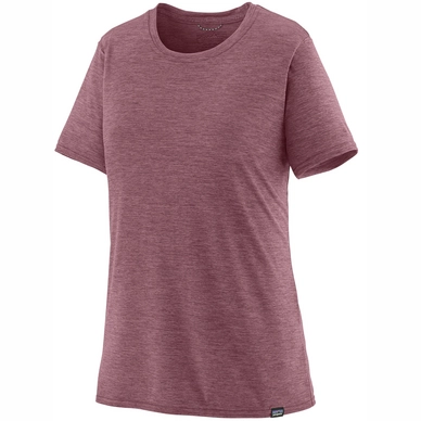 T-shirt Patagonia Femme Cap Cool Daily Shirt Evening Mauve Light Evening Mauve X Dye