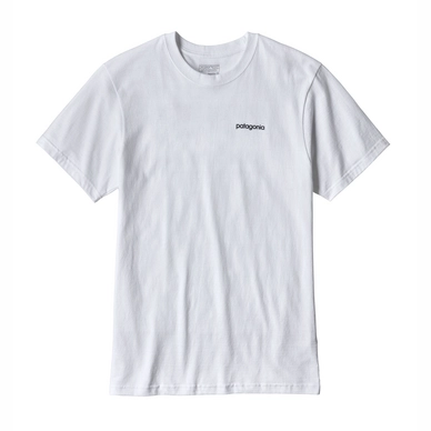 T-Shirt Patagonia P-6 Logo Responsibili-Tee White Herren