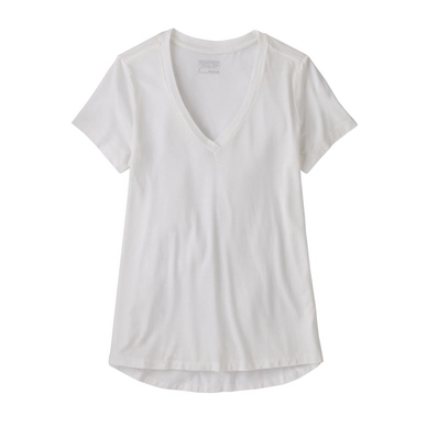 T-Shirt Patagonia Femme Side Current Tee White