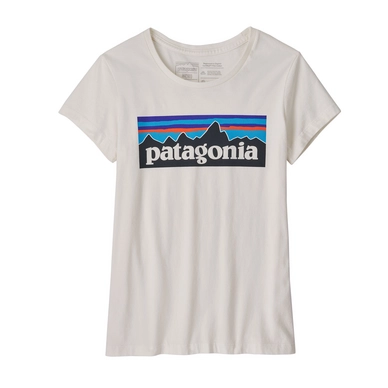 T-Shirt Patagonia Filles Regenerative Organic Certified Cotton P6 Logo Birch White