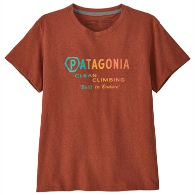 T-shirt Patagonia Femme Endure Hex Responsibili Tee Quartz Coral