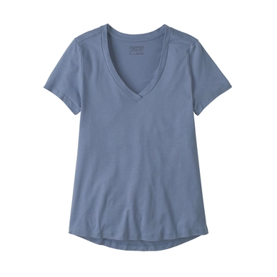 T-Shirt Patagonia Femme Side Current Tee Light Plume Grey