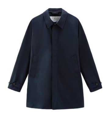 Carcoat Woolrich New City Herren Melton Blue