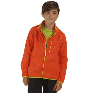 Fleece Jacket Regatta Kids Limit Magma Orange