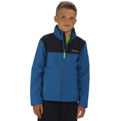 Fleece Jacket Regatta Kids Vargo II Oxford Blue