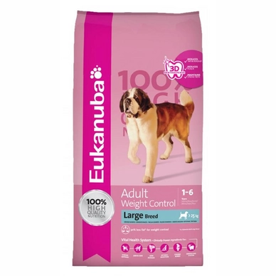 Hondenbrokken Eukanuba Adult Weight Control Large 15 kg