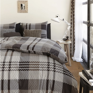 Dekbedovertrek Beddinghouse Wellington Anthracite Flanel