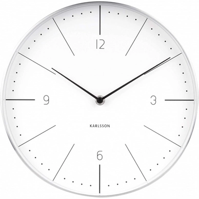 Uhr Karlsson Normann Numbers White Brushed Case 27,5 cm
