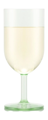 Witte Wijnglas Bodum Oktett Kunststof Pistache 230 ml (Set van 4)