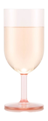 Witte Wijnglas Bodum Oktett Kunststof Strawberry 230 ml (Set van 4)