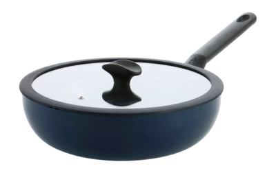 Wokpan BK Enjoy Met Keramische Antikleeflaag Met Deksel 28 cm