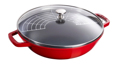 Wokpan Staub Kers 30 cm
