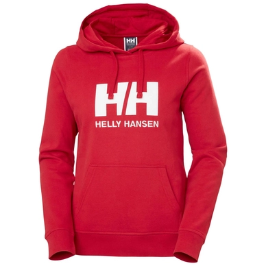 Pullover Helly Hansen Logo Hoodie Red Damen